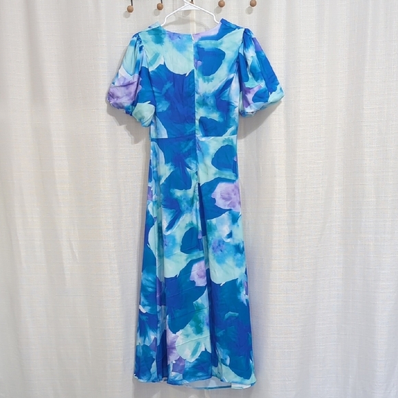 Blue Floral Dress - Picture 8 of 16